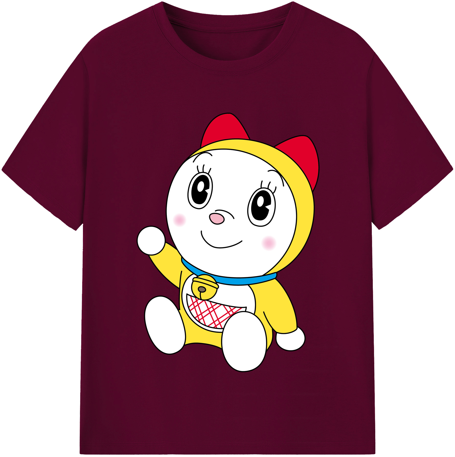 （画像用） ドラえもん ドラミ Doraemon Dorami レディースカジュアルプリントTシャツ（綿100％）